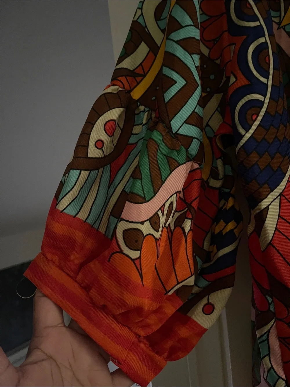 Vibrant Multicolor Printed Two-Piece Set